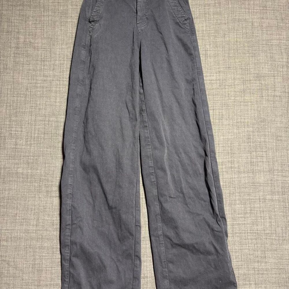 American Eagle Outfitters black wide leg casual dress pants women’s size 000